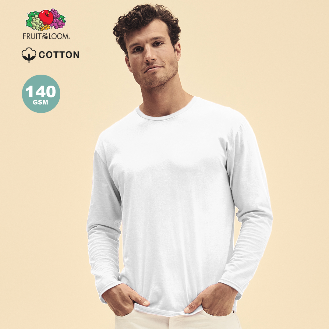 Iconic Long Sleeve T Adult White T-Shirt