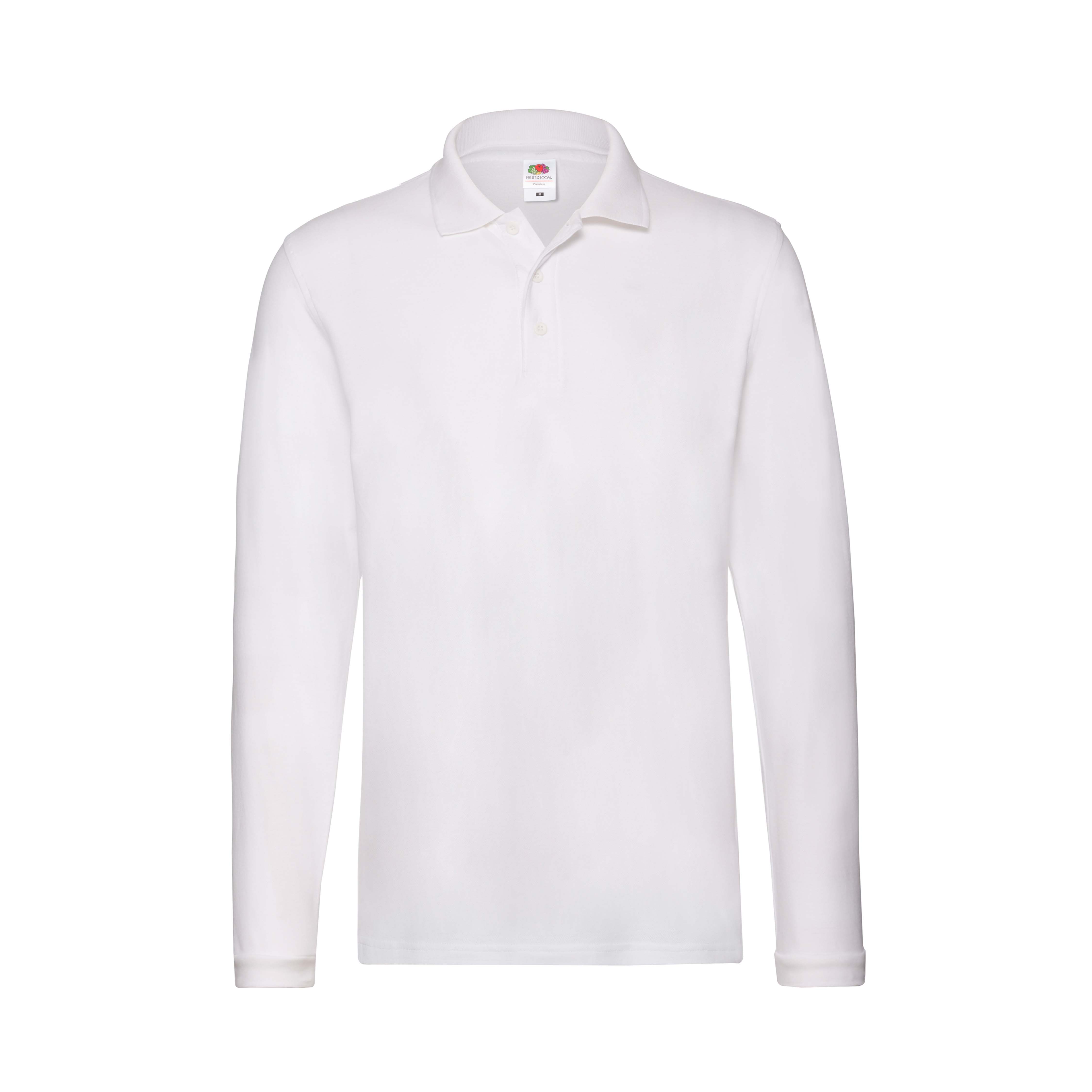 Premium Long Sleeve Adult Polo Shirt