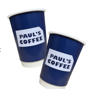 12oz Home Compostable Aqueous Customised/Branded Cups