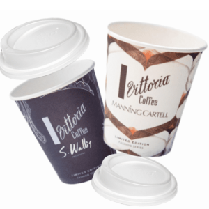 8oz Premium Single Wall Recyclable Customised/Branded Cups