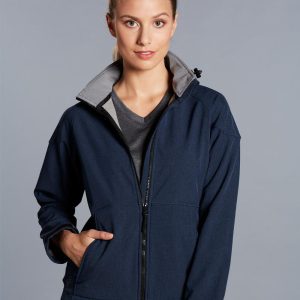 Ladies' Softshell Full Zip Hoodie