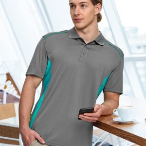 Men's Cooldry S/S Contrast Interlock Polo