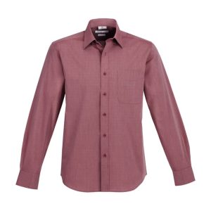 Mens Chevron Long Sleeve Shirt