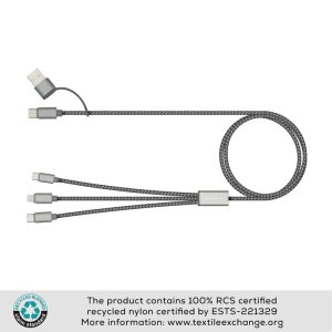 Trident 2+ Eco Charge Cable (RPET)
