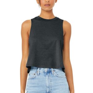 BELLA+CANVAS Women's Racerback Cropped Tank
