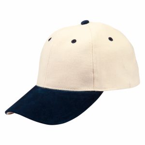 H/B/C suede peak cap