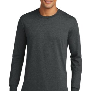 District Made Mens Perfect Tri Long Sleeve Crew Tee