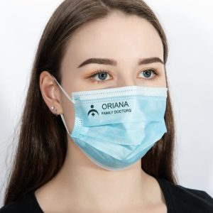 Blue Disposable Paper Face Masks