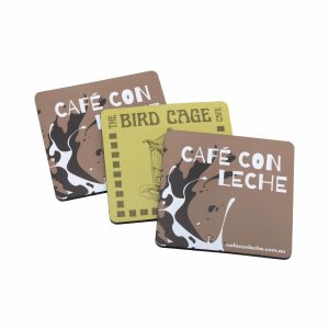 Customised/ Branded Reusable Full-colour Customised Flexi Square Coaster