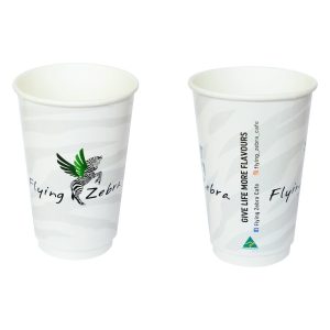 16oz Premium Double Wall, Double Insulated Recyclable Customised/Branded Cups