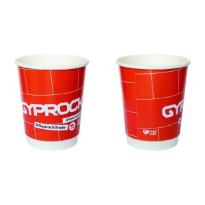 8oz Premium Double Wall, Double Insulated Recyclable Customised/Branded Cups