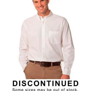 Men's Washed Oxford Long Sleeve Shirt