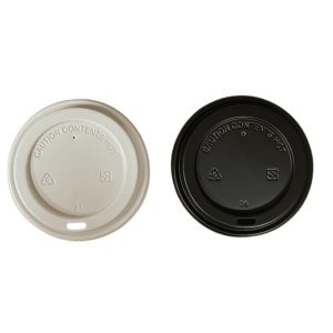 12/16oz Matching PE Lids (Black or White)