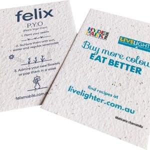 Seed paper card