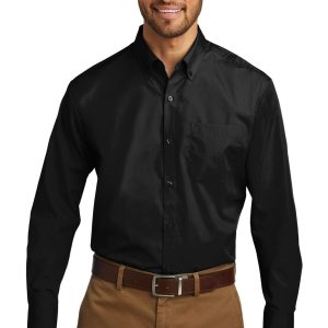 Port Authority Long Sleeve Carefree Poplin Shirt