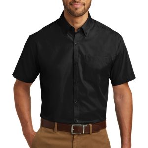 Port Authority Short Sleeve Carefree Poplin Shirt