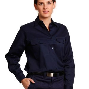 Women's Cotton Drill Work Shirt