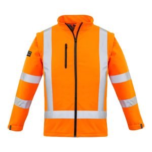 Womens Hi Vis NSW Rail X Back 2 In 1 Softshell Jacket